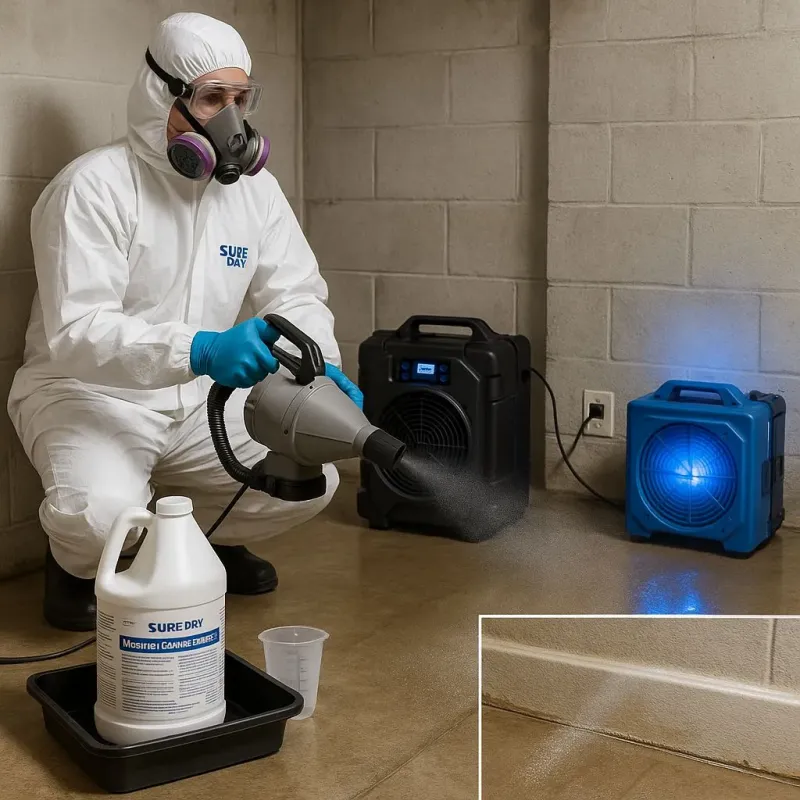 Sanitization and Odor Removal process in East San Gabriel, CA